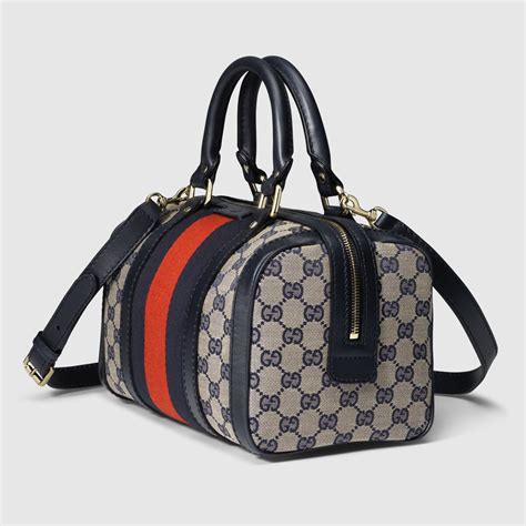 gucci vintage web small boston bag ราคา|Gucci vintage Boston bag.